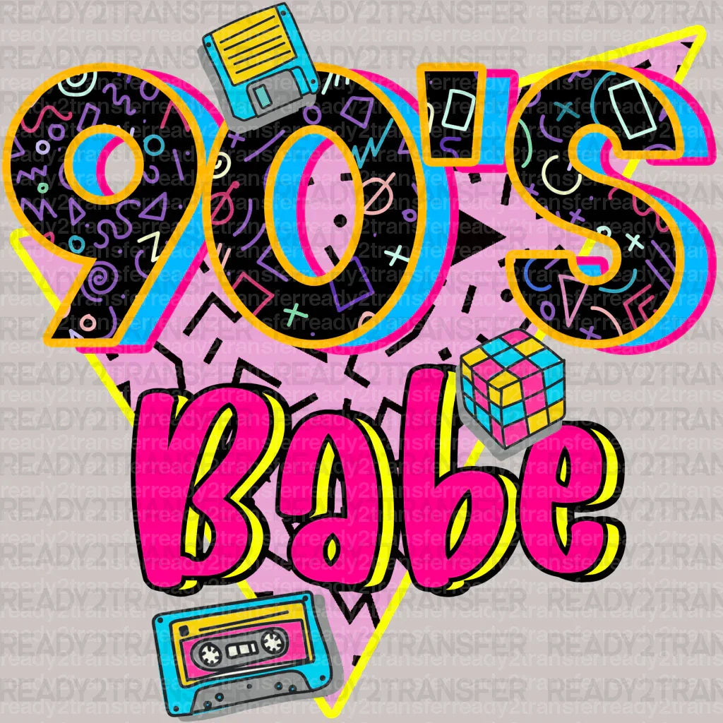 90s Babe DTF Transfer ready2transfer