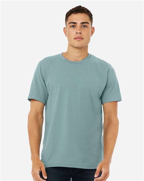 CVC Jersey Tee BELLA + CANVAS Heather Blue Lagoon