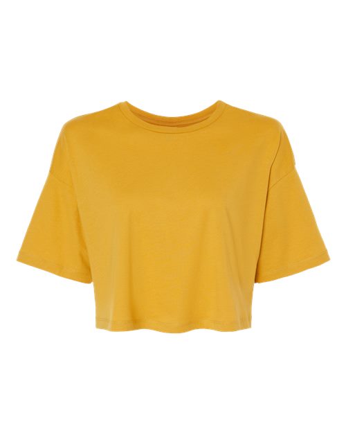 Women's Jersey Crop Tee BELLA + CANVAS Mustard