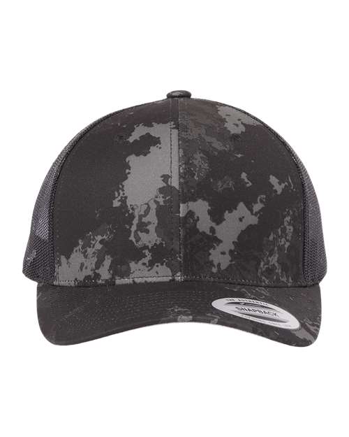 Retro Trucker Cap YP Classics Poseidon Black Adjustable