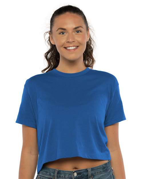 Women's Ideal Crop Top Next Level Royal