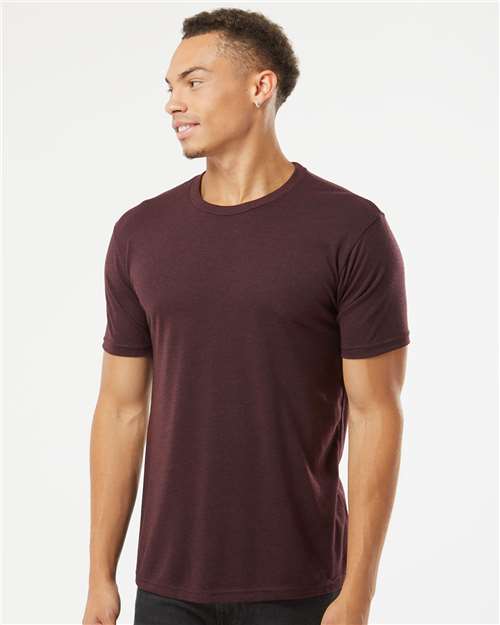 Unisex Triblend T-Shirt Next Level Cardinal Black