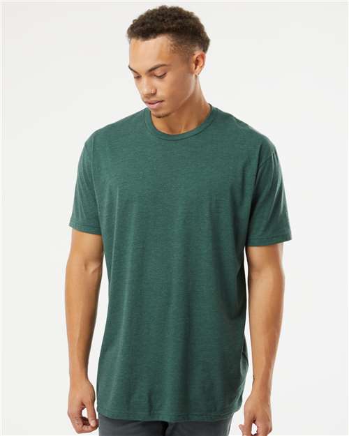 Unisex CVC T-Shirt Next Level Heather Forest Green