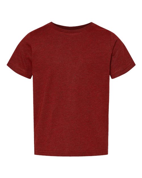 Toddler Fine Jersey Tee Rabbit Skins Cardinal Blackout