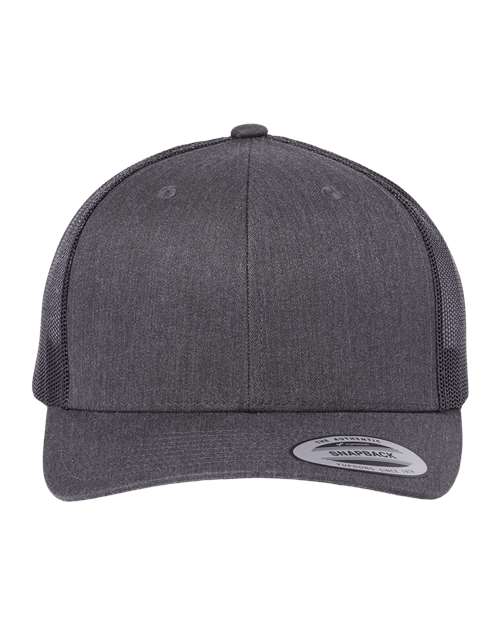 Retro Trucker Cap YP Classics Dark Heather Grey Adjustable