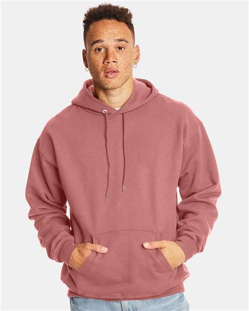 Unisex Ultimate Cotton® Hooded Sweatshirt Hanes Mauve