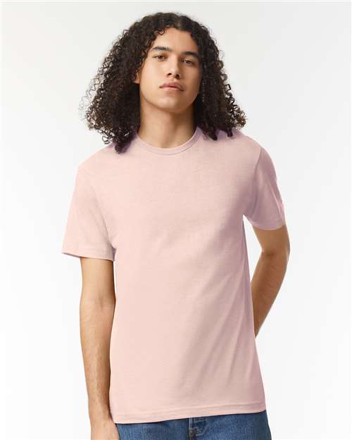 Unisex CVC Tee American Apparel Heather Blush