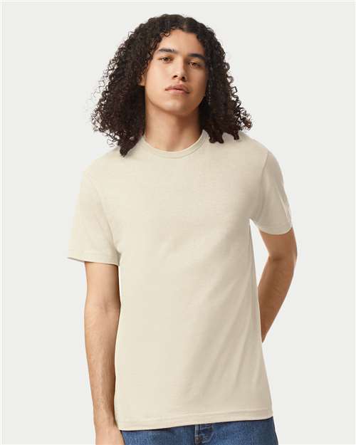 Unisex CVC Tee American Apparel Heather Bone