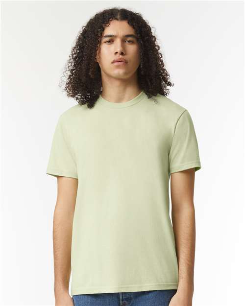 Unisex CVC Tee American Apparel Heather Cucumber