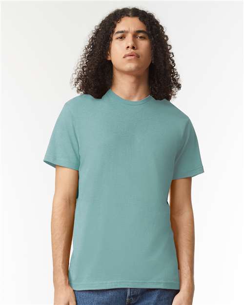 Unisex CVC Tee American Apparel Heather Arctic