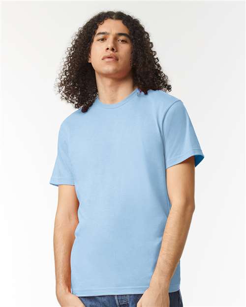 Unisex CVC Tee American Apparel Heather Light Blue