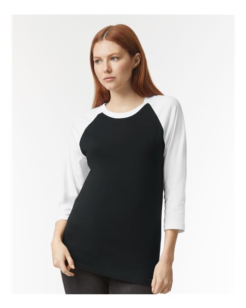 Unisex CVC Raglan Tee