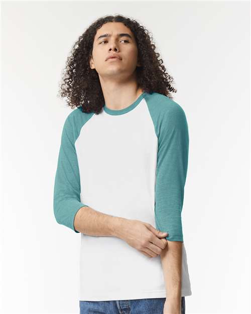 Unisex CVC Raglan Tee