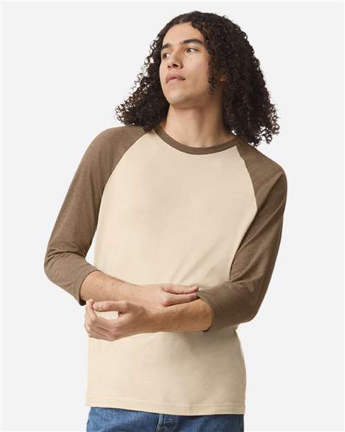 Unisex CVC Raglan Tee