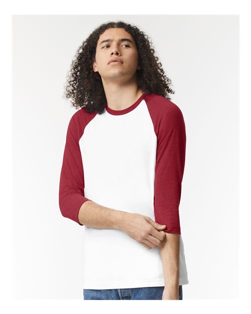 Unisex CVC Raglan Tee