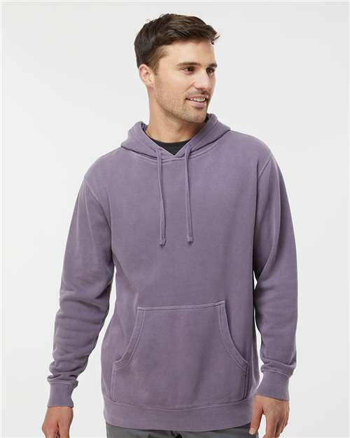 Unisex Midweight Pigment-Dyed Hooded Sweatshirt
