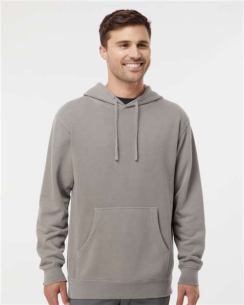 Unisex Midweight Pigment-Dyed Hooded Sweatshirt