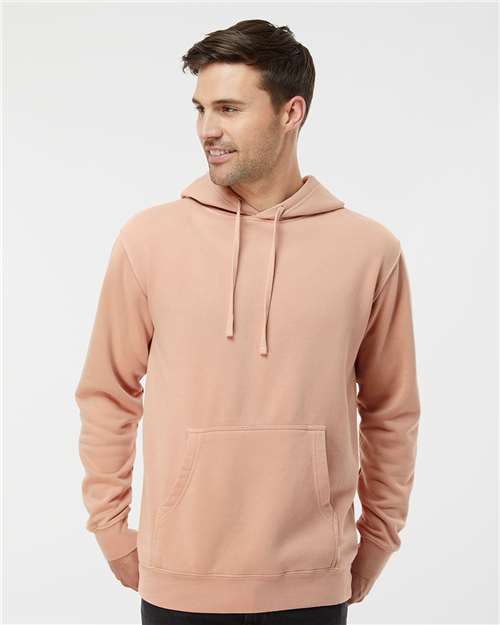 Unisex Midweight Pigment-Dyed Hooded Sweatshirt