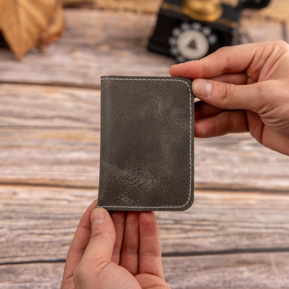 Custom Engraved Leather Wallet for Men V2 Transfer Kingdom