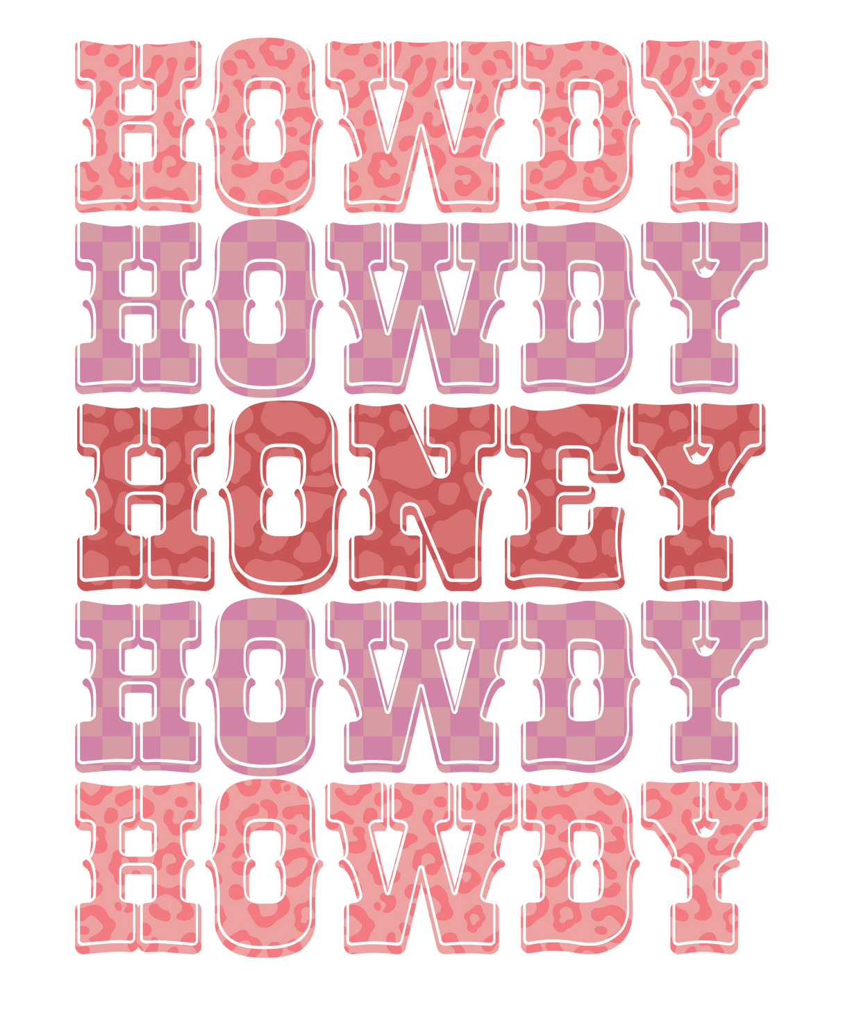 HOWDY HOWDY HOWDY DTF Transfer ready2transfer