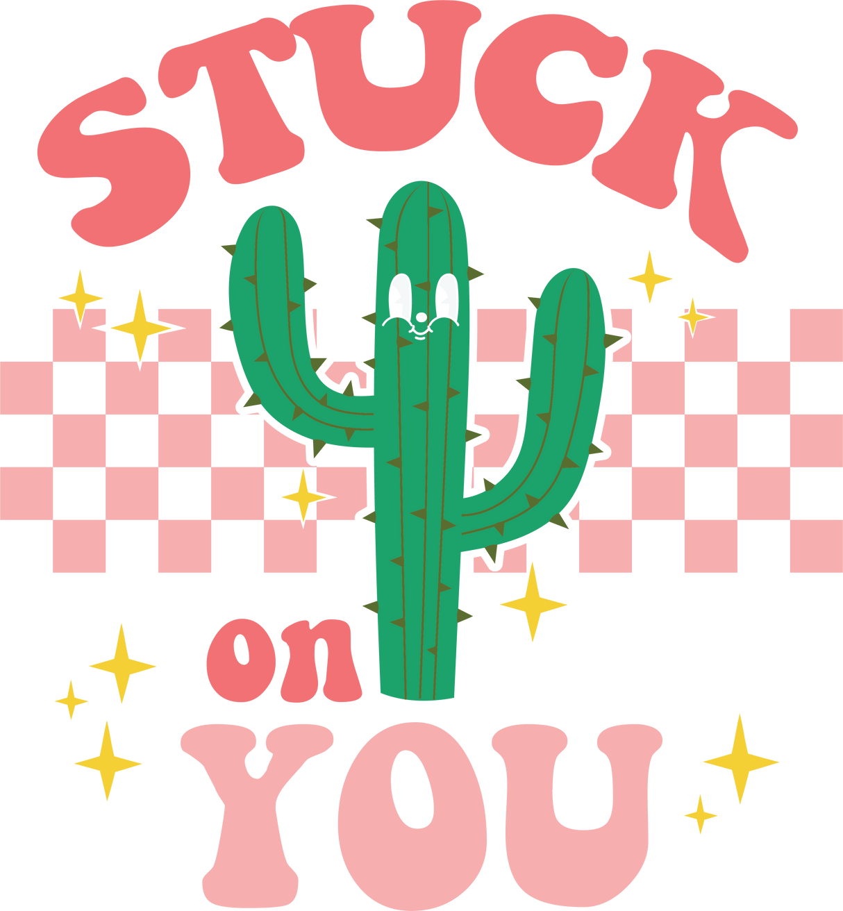 STUCK ON YOU STARS DTF Transfer ready2transfer