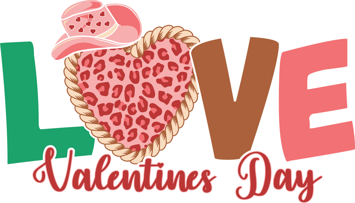 LOVE VALENTINES DAY DTF Transfer ready2transfer