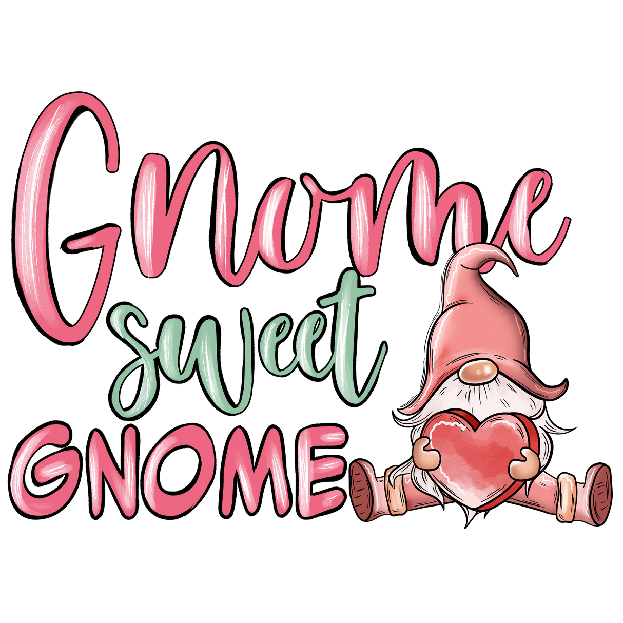 GNOME SWEET GNOME 2 DTF Transfer ready2transfer