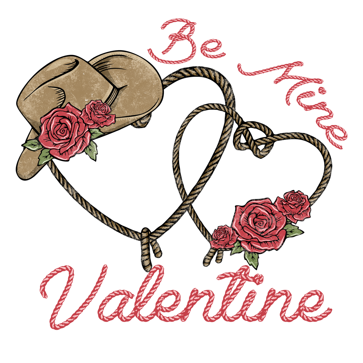 BE MINE VALENTINE HAT DTF Transfer ready2transfer