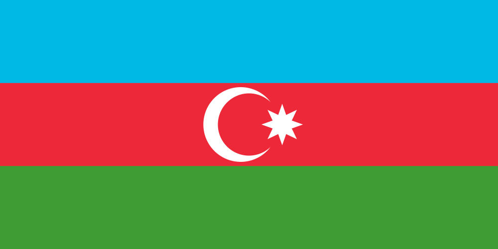 Azerbaijan Flag - Country Flags DTF Transfers ready2transfer