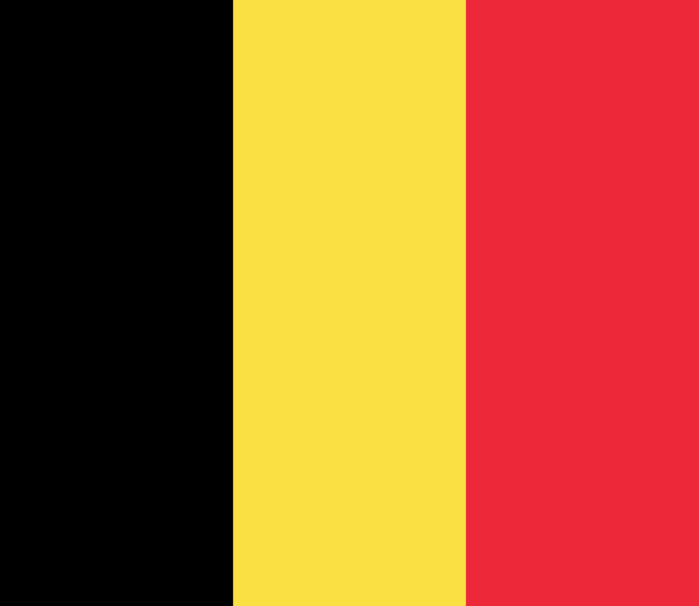 Belgium Flag - Country Flags DTF Transfers ready2transfer