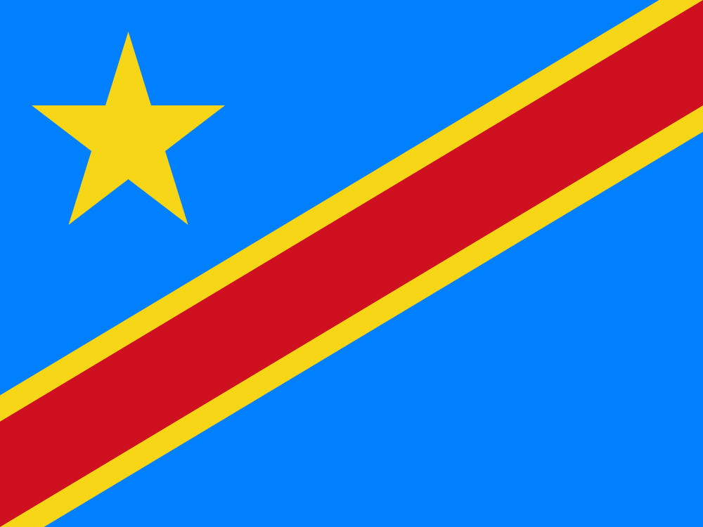 Democratic Republic of the Congo Flag - Country Flags DTF Transfers ready2transfer