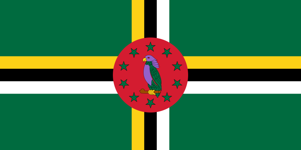 Dominica Flag - Country Flags DTF Transfers ready2transfer