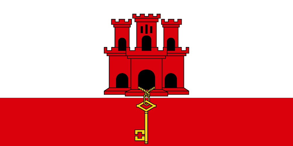 Gibraltar Flag - Country Flags DTF Transfers ready2transfer