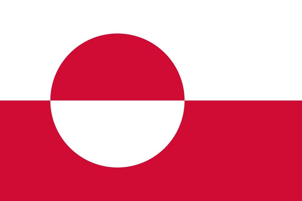 Greenland Flag - Country Flags DTF Transfers ready2transfer