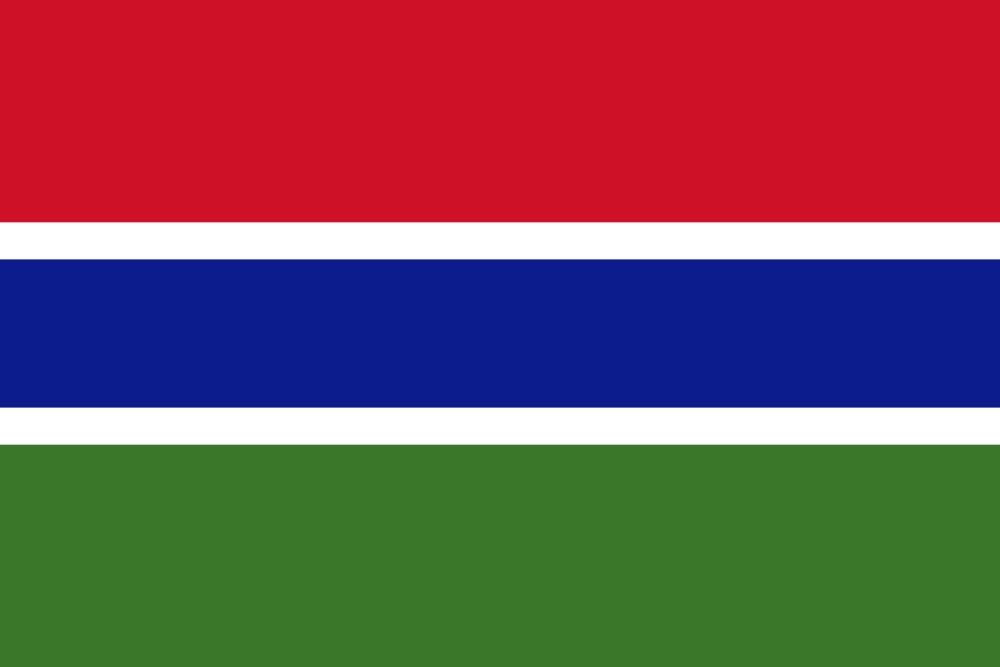 Gambia Flag - Country Flags DTF Transfers ready2transfer