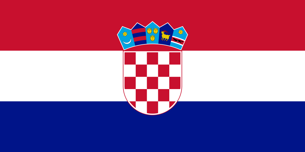 Croatia Flag - Country Flags DTF Transfers ready2transfer