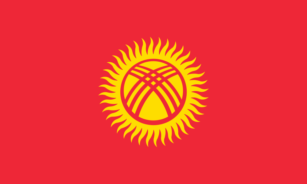 Kyrgyzstan Flag - Country Flags DTF Transfers ready2transfer