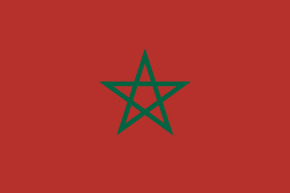 Morocco Flag - Country Flags DTF Transfers ready2transfer