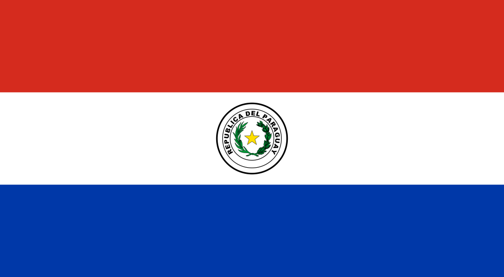 Paraguay Flag - Country Flags DTF Transfers ready2transfer