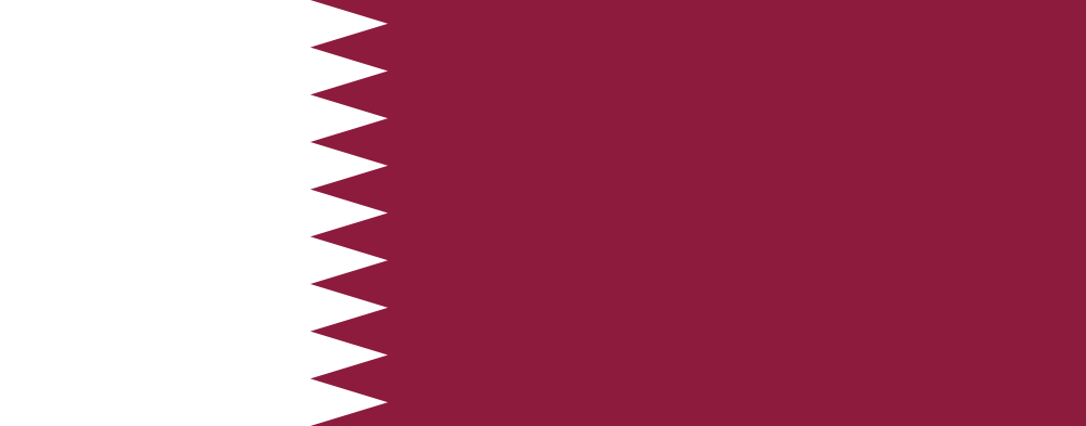 Qatar Flag - Country Flags DTF Transfers ready2transfer