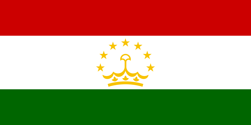 Tajikistan Flag - Country Flags DTF Transfers ready2transfer