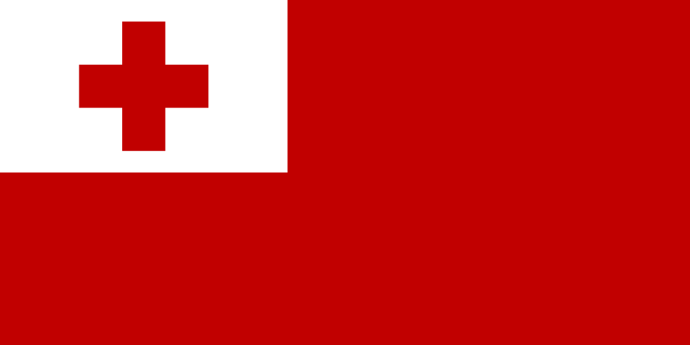 Tonga Flag - Country Flags DTF Transfers ready2transfer