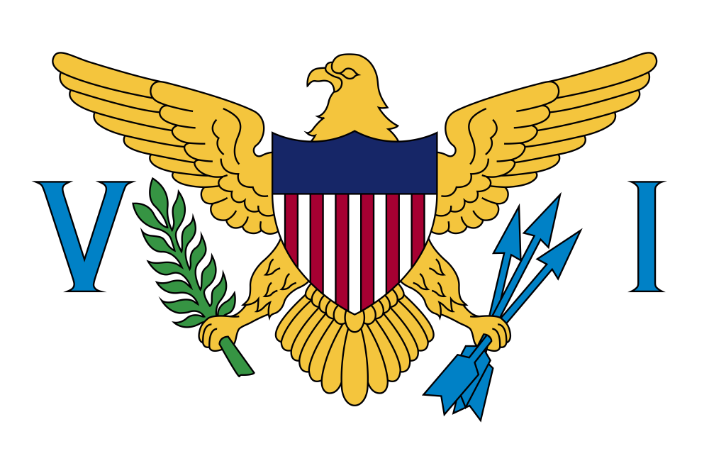 United States Virgin Islands Flag - Country Flags DTF Transfers ready2transfer