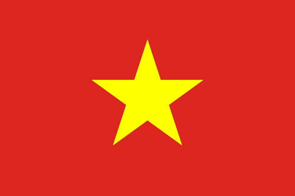 Vietnam Flag - Country Flags DTF Transfers ready2transfer