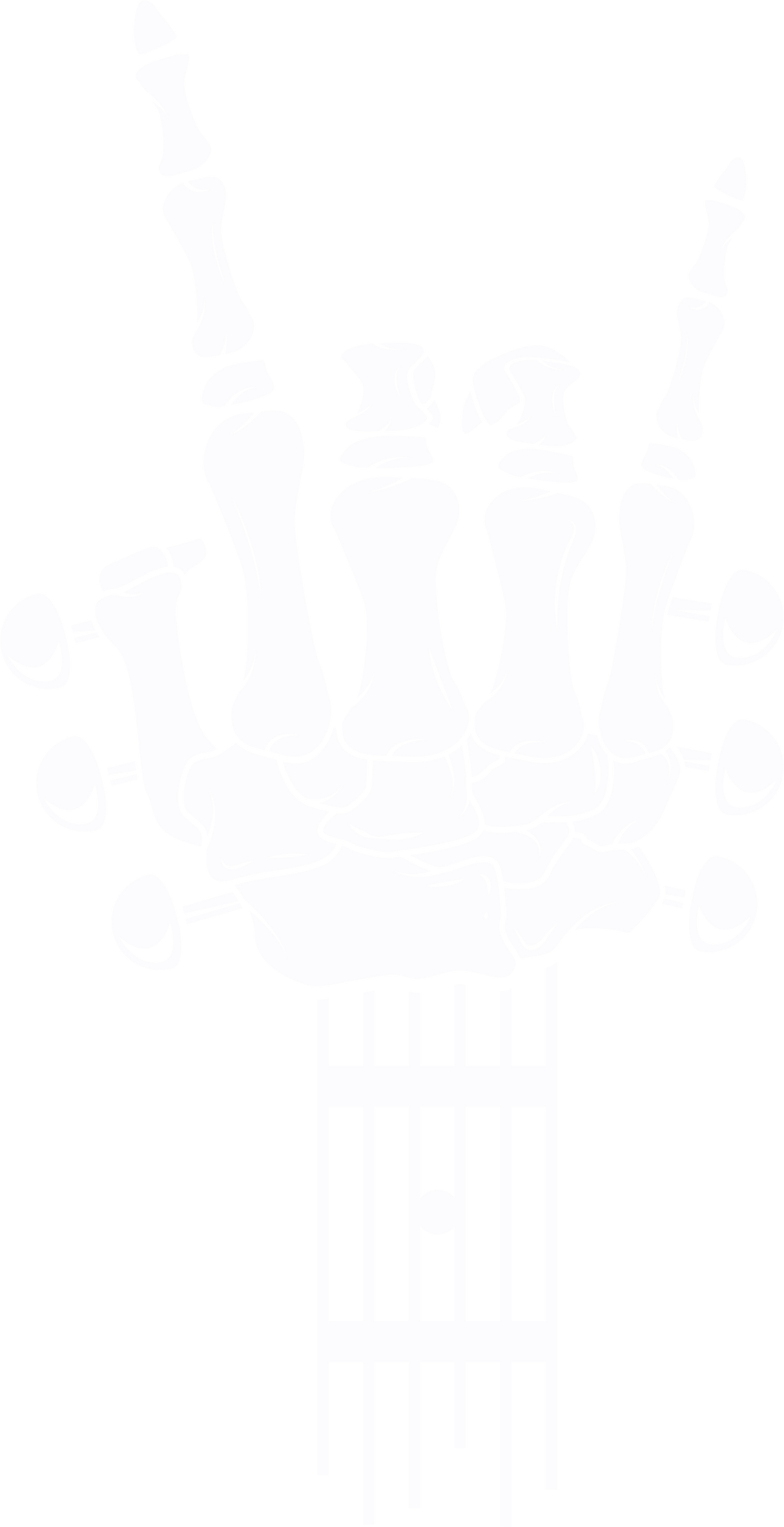 Skeleton Guitar Headstock - Music DTF Transfers ready2transfer Light Color Design (See Imaging)