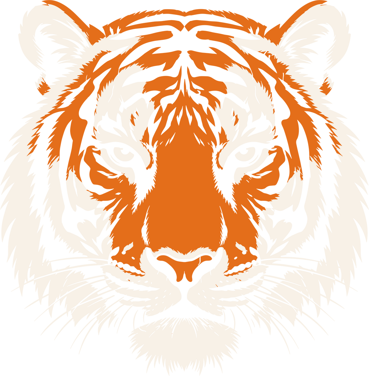 Tiger Face - Animals DTF Transfers