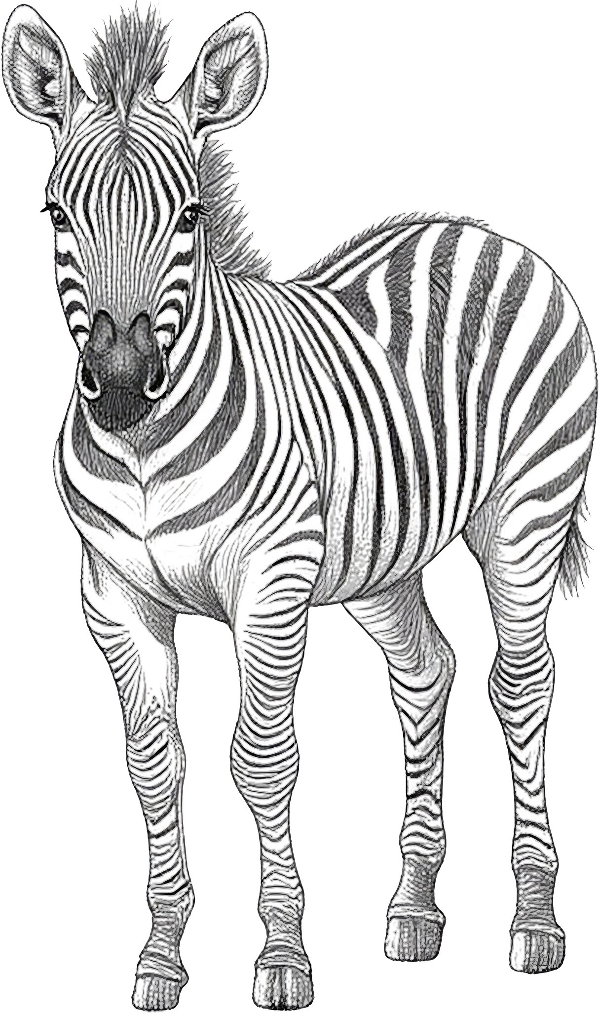 Zebra B&W - Animals DTF Transfers