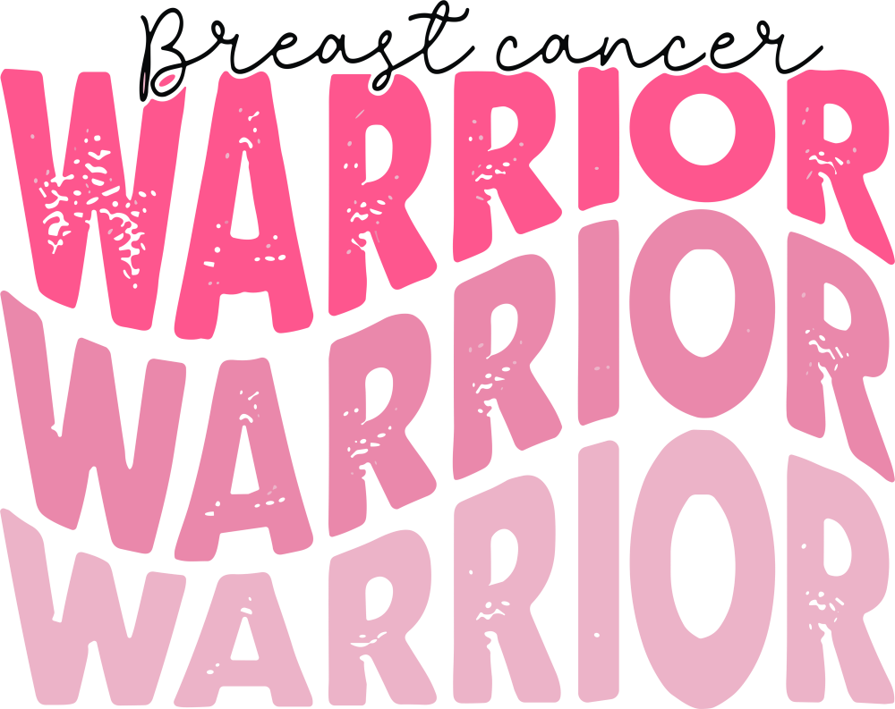 Breast Cancer Warrior - Breast Cancer DTF Transfers