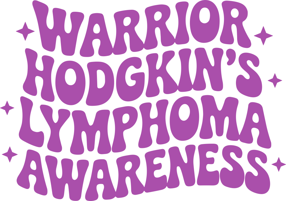Warrior Hodgkin's Lymphoma Awareness - Hodgkin's Lymphoma Cancer DTF Transfers