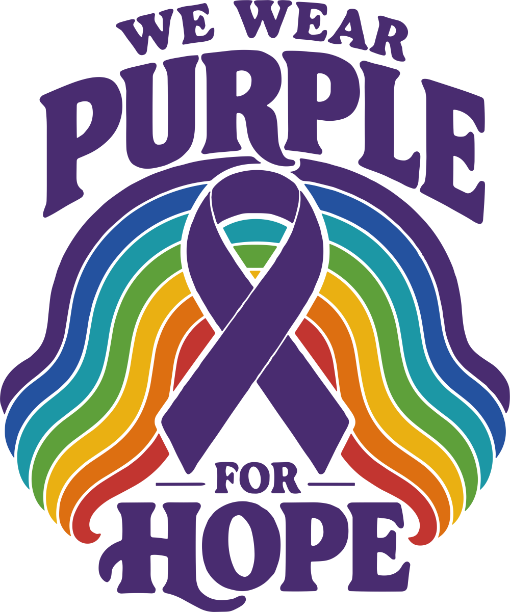 We Wear Purple For Hope - Hodgkin's Lymphoma Cancer DTF Transfers